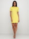 Платье-футболка желтое | 5900054 | фото 2