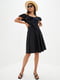 Сукня А-силуету чорна | 5900127 | фото 2