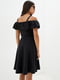 Платье А-силуэта черное | 5900127 | фото 3