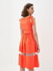 Платье А-силуэта оранжевое | 5900133 | фото 3