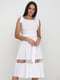 Платье А-силуэта белое | 5900138 | фото 2