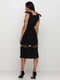Платье А-силуэта черное | 5900142 | фото 3