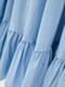 Платье А-силуэта голубое | 5900144 | фото 4