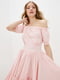 Платье А-силуэта розовое | 5900146 | фото 2