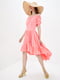 Платье А-силуэта розовое | 5900146 | фото 3