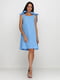 Сукня А-силуету блакитна | 5900214