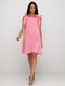 Сукня А-силуету рожева | 5900221 | фото 2