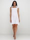Платье А-силуэта белое | 5900229 | фото 2