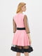 Сукня А-силуету рожево-чорна | 5900394 | фото 3