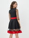 Сукня А-силуету чорно-червона | 5900403 | фото 3