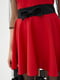 Платье А-силуэта красно-черное | 5900405 | фото 4