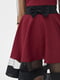 Сукня А-силуету бордово-чорна | 5900406 | фото 4