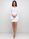 Платье-футляр белое | 5900422 | фото 2