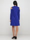 Платье А-силуэта синее | 5900467 | фото 3