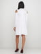 Платье А-силуэта белое | 5900471 | фото 3