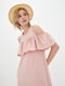 Платье А-силуэта розовое | 5900546 | фото 2