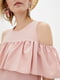 Платье А-силуэта розовое | 5900546 | фото 4