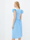 Сукня А-силуету блакитна | 5900814 | фото 3