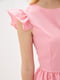 Платье А-силуэта розовое | 5900816 | фото 4