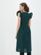 Платье А-силуэта зеленое | 5900818 | фото 3