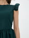 Платье А-силуэта зеленое | 5900818 | фото 4