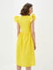Платье А-силуэта желтое | 5900825 | фото 3