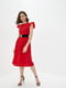 Платье А-силуэта красное | 5900833 | фото 2