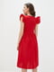 Платье А-силуэта красное | 5900833 | фото 3