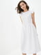 Платье А-силуэта белое | 5900835