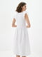 Платье А-силуэта белое | 5900835 | фото 3