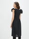 Платье А-силуэта черное | 5900837 | фото 3