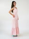 Платье А-силуэта розовое | 5900856 | фото 2