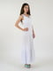 Платье А-силуэта белое | 5900864 | фото 3