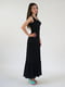 Платье А-силуэта черное | 5900866 | фото 3