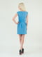 Платье А-силуэта голубое | 5900898 | фото 5