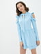 Сукня А-силуету блакитна | 5901191 | фото 2