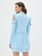 Сукня А-силуету блакитна | 5901191 | фото 4