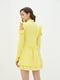 Сукня А-силуету жовта | 5901199 | фото 3