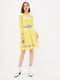 Сукня А-силуету жовта | 5901250 | фото 2