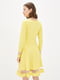 Платье А-силуэта желтое | 5901250 | фото 3
