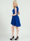Платье А-силуэта синее | 5901737 | фото 2