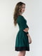 Платье А-силуэта зеленое | 5902212 | фото 3