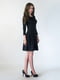 Платье А-силуэта черное | 5902272 | фото 2