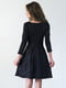 Платье А-силуэта черное | 5902272 | фото 3