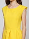 Платье А-силуэта желтое | 5902459 | фото 3