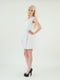 Платье А-силуэта белое | 5902516 | фото 3