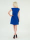 Платье А-силуэта синее | 5902544 | фото 4