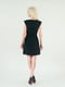 Платье А-силуэта черное | 5902546 | фото 4