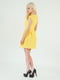 Сукня А-силуету жовта | 5902548 | фото 3