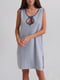 Сорочка нічна для вагітних сіра | 5904939 | фото 4